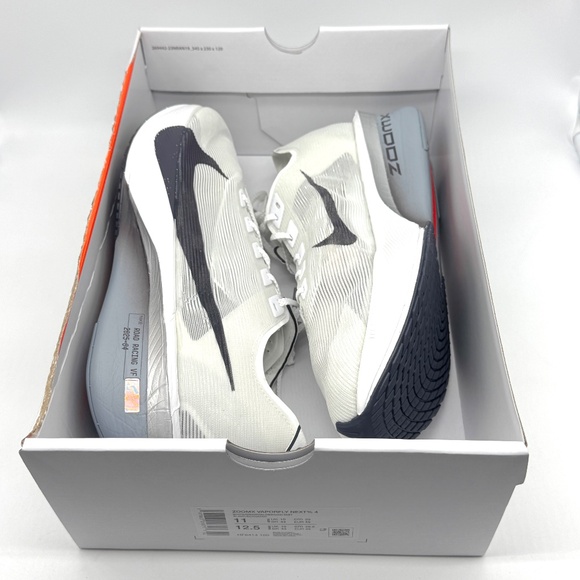 Nike Mens Vaporfly Next 4 Obsidian White Shoes Sz 11 New HF6414-100 Running - Picture 10 of 11